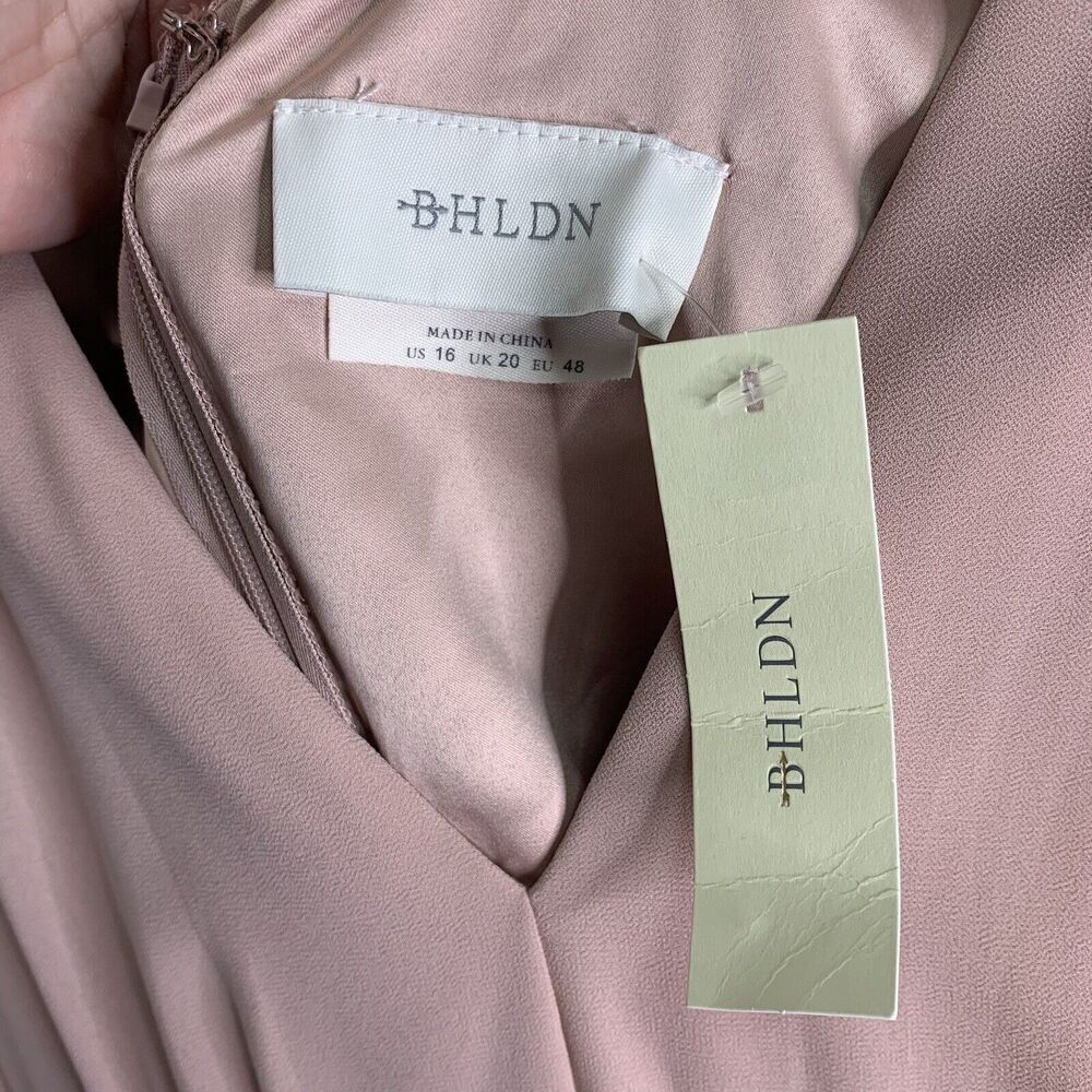 Anthropologie BHLDN Doria Chiffon Maxi Dress Womens Size 16 NWT $330 - Picture 7 of 12